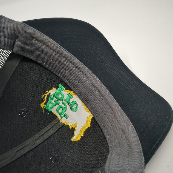 Ag-Pro Snapback Trucker Hat Black Black One Size Adjustable Port Authority - Picture 8 of 9